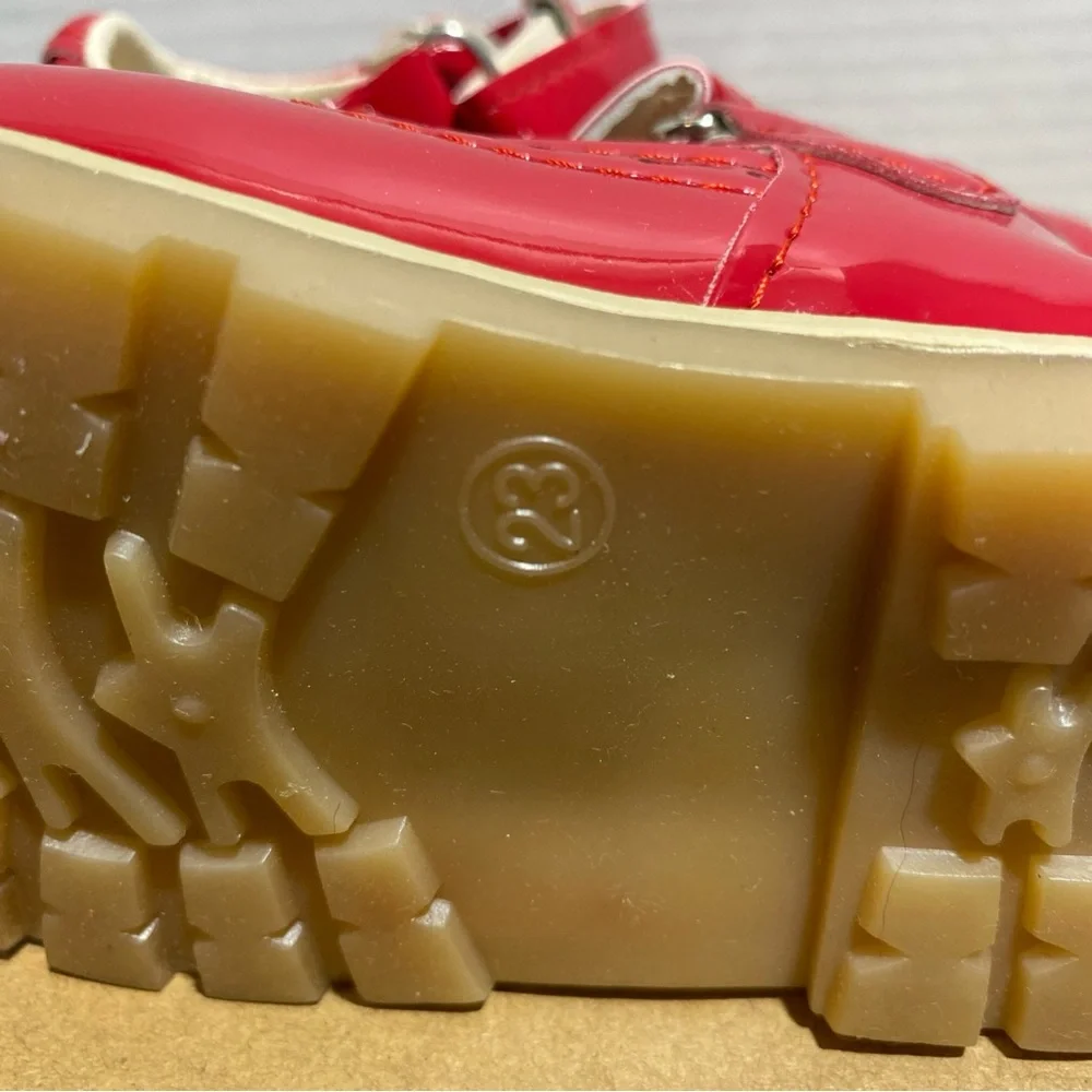 MG red baby girl shoes red size  USA 6 - Picture 7 of 7